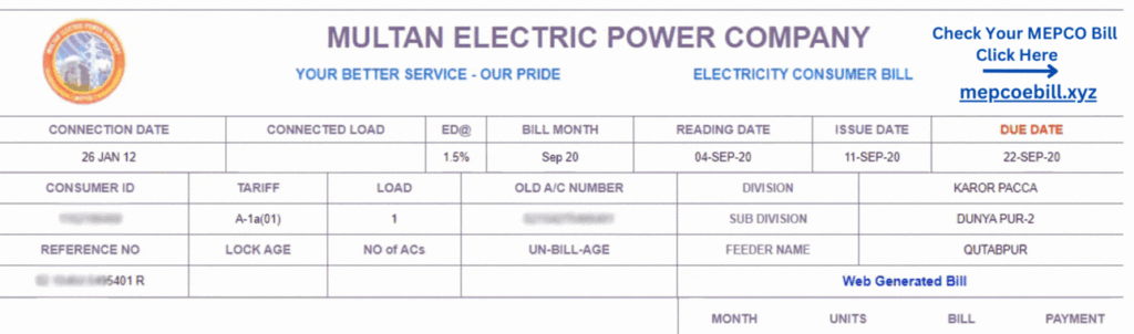 We have provided you with an easy and reliable platform where you can check your MEPCO Online Bill. also, we have listed all the details about Mepco and bills in a guide to educate you about how to check your bill to provide you with a good user experience. And we have listed some of the major taxes that you should know. We have listed a short guide on the hot hours that will help you reduce your bill charges amount by using less electricity in the peak hours. If you like this article share it with your friends and family and leave a short appreciative comment below in the comment section.